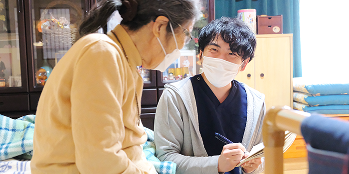 訪問リハのセラピスト
